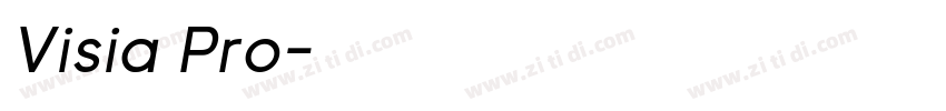 Visia Pro字体转换